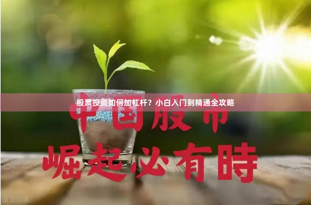 股票投资如何加杠杆？小白入门到精通全攻略